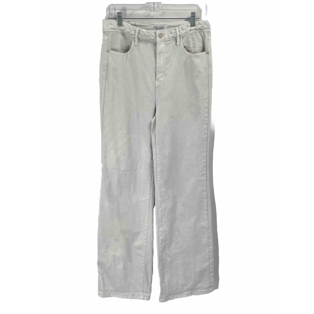 Judy Blue Women's Flare Jeans in Light Gray